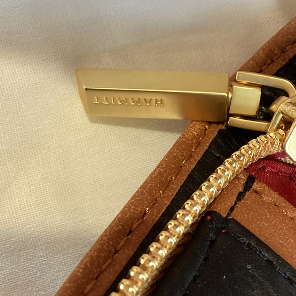 Hammitt Bryant Black and Brown Colorblock Leathers Wallet - Picture 13 of 16